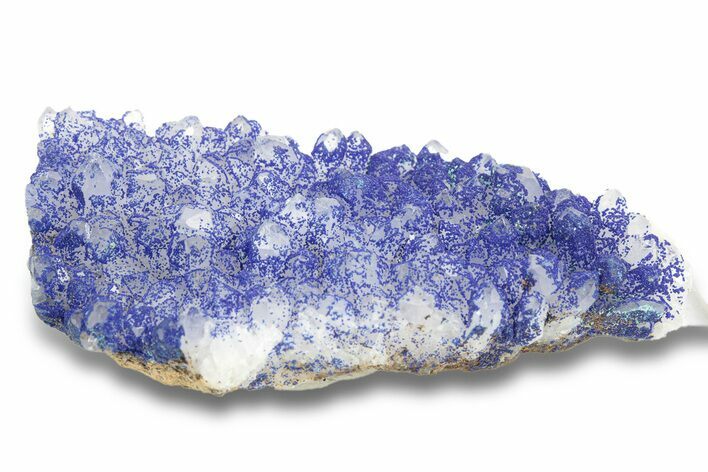 Vibrant Azurite on Quartz Crystals - China #252079